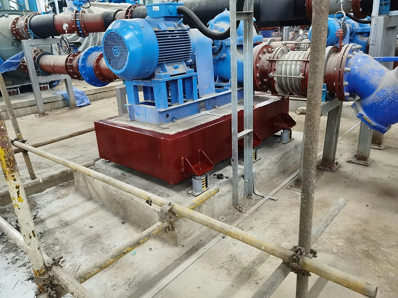 水泵裝JB彈簧減振器