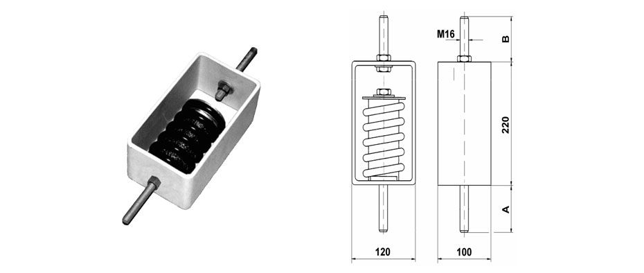 VT4524-0X吊架彈簧減振器
