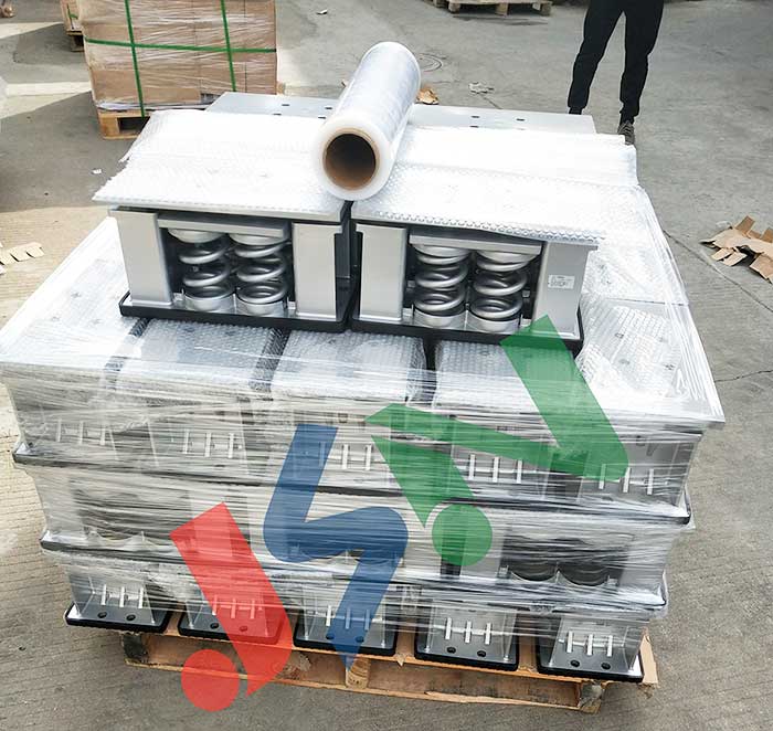 寧波新世界項目選用金諾減震臺座配套阻尼彈簧減振器案例！