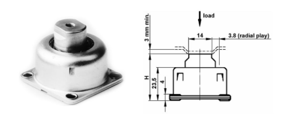 7001全金屬減震器